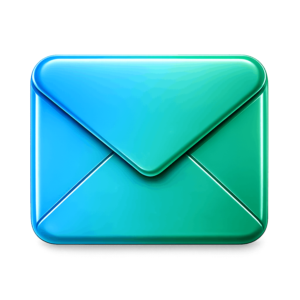 Business email envelope illustration